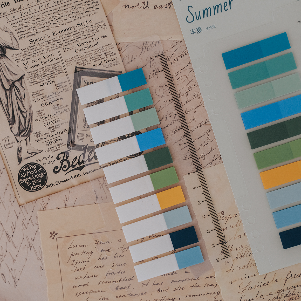 Summer - Sticky Index tabs set.