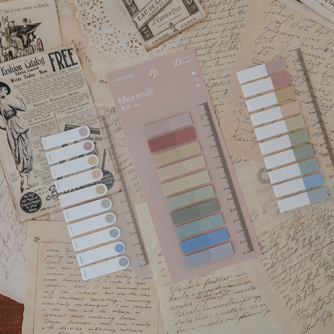 Morandi Pastel - Sticky Index Tabs set.