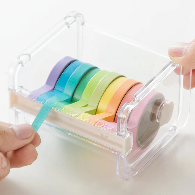 Stackable Washi Tape Dispenser - White