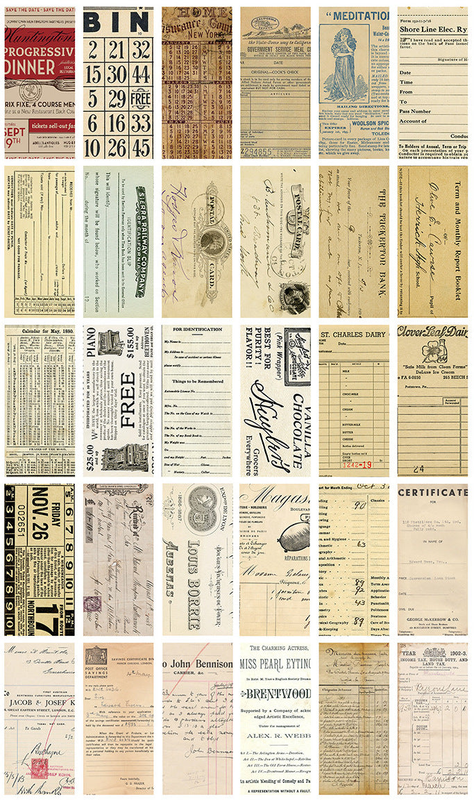 Old paper set – Muse Stationery
