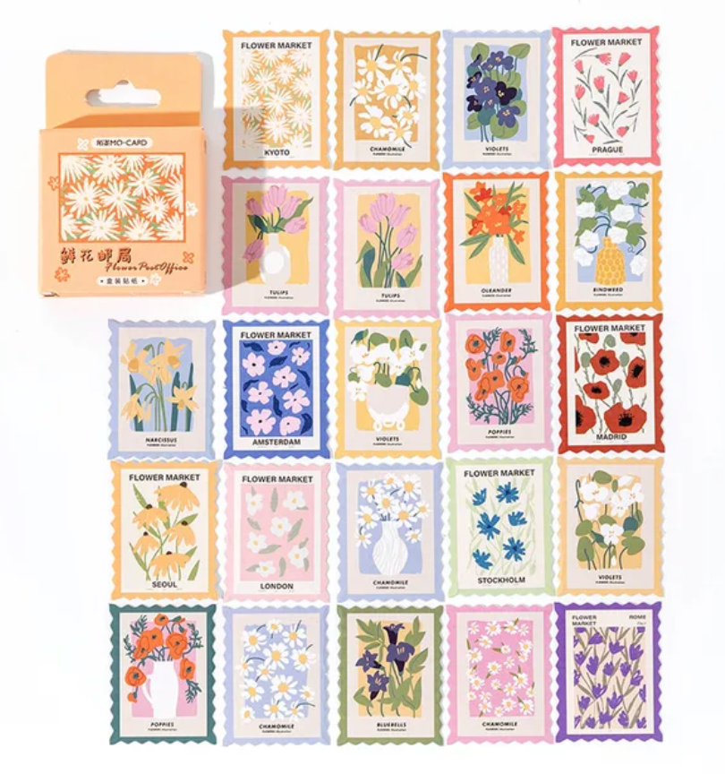 Stamp mini paper stickers