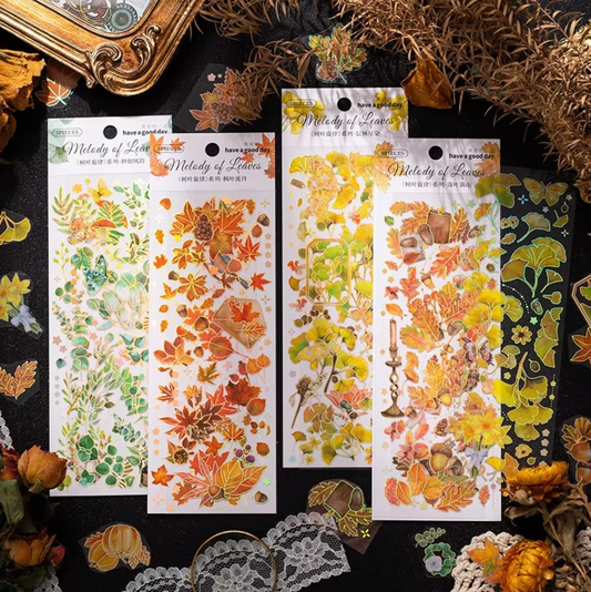 Autumn Leaves sticker sheets